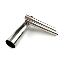 Custom satin  sus304 ss201 grade stainless steel round  pipe price per kg